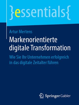 cover image of Markenorientierte digitale Transformation
